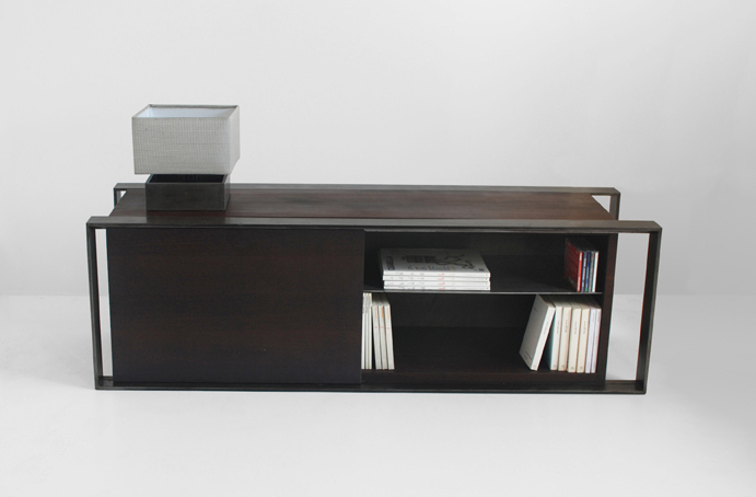 定制尺寸与材质的移动储物柜-1