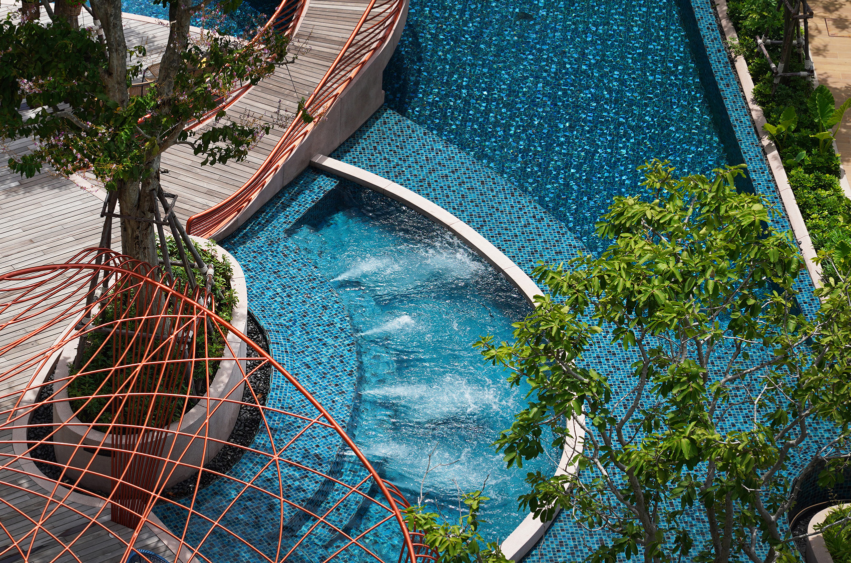 Kawa Haus公寓景观设计，曼谷/结合水景与竹木，倡导“慢生活方式”-25