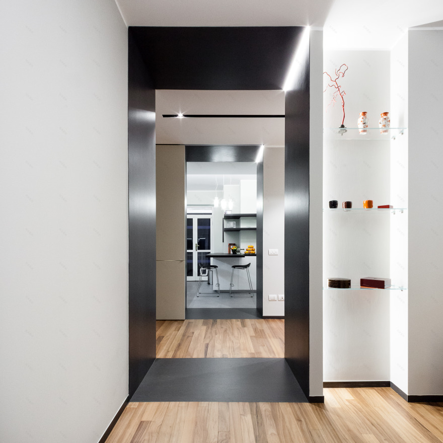 极简灰色公寓,展现几何之美-6