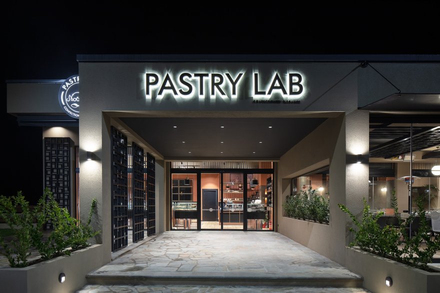 几何元素构建美食空间,温馨和谐呈现-12