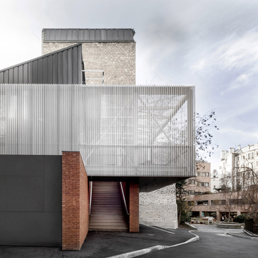 巴黎 C3S 展览空间 | 轻盈锯齿屋顶,明亮无拘束-5