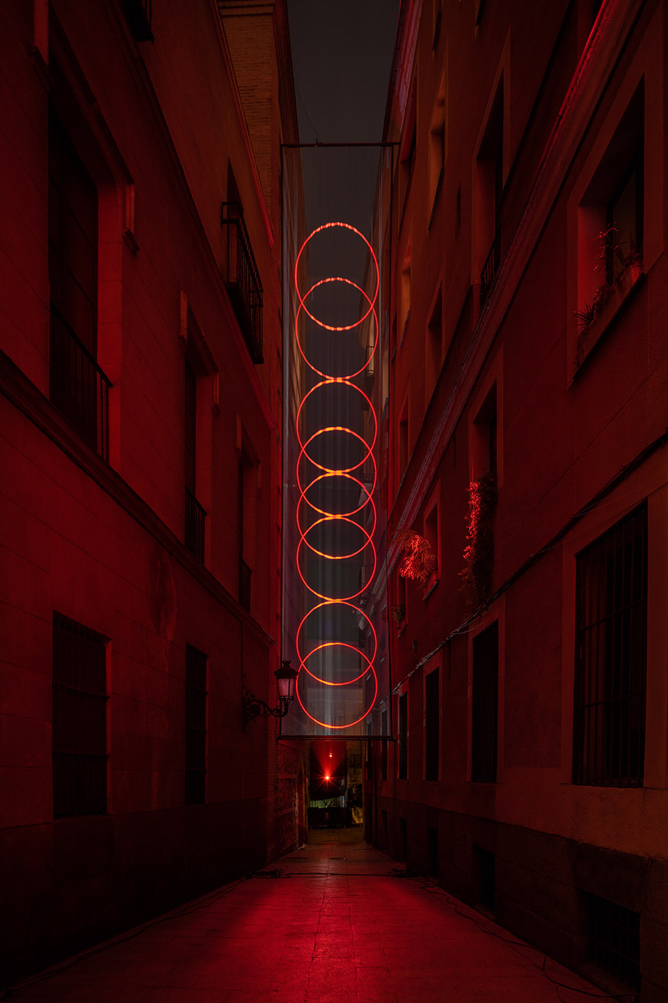 “DATA”灯光艺术装置，马德里/思考大数据在人类生活中的意义-19