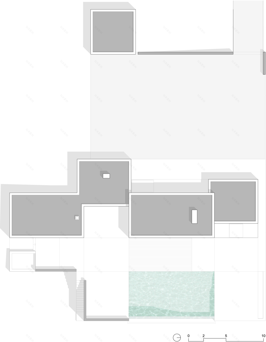 葡萄牙 Grândola 别墅 | 空/满情境创造,多 courtyard 设计-30