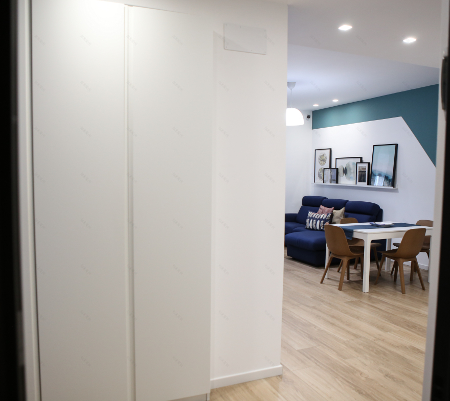 80 平米公寓变身四合一多功能空间-1