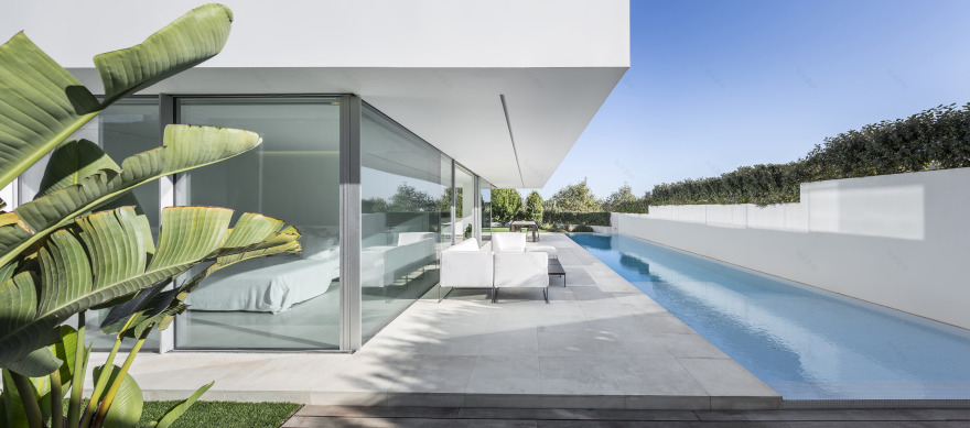 地中海风情别墅设计,融入自然与空间的无限延展-43