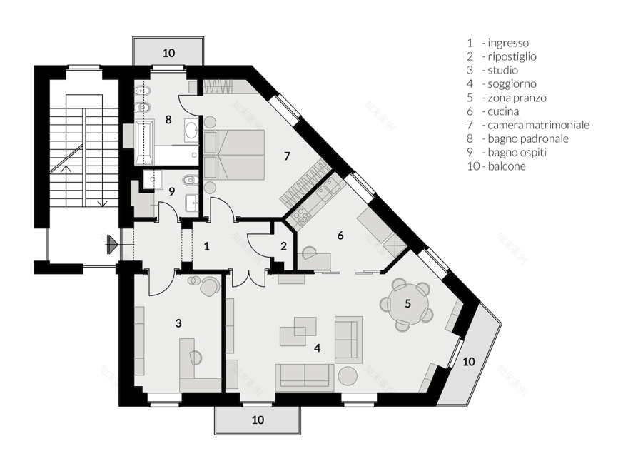 岁月对话现代,“鱼骨”地板打造梦幻空间-12