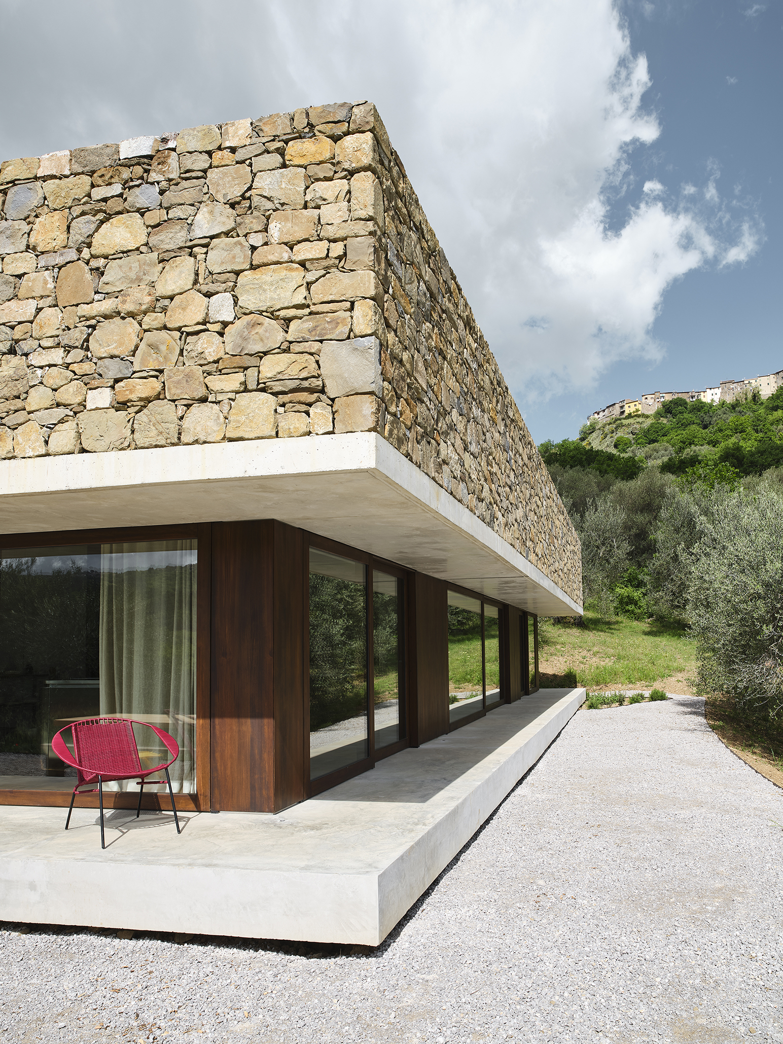 意大利托斯卡纳橄榄林中的 HV Pavillon 别墅丨GGA gardini gibertini architetti-7