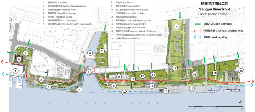 上海杨浦滨江二期绿道 | 工业遗存重生,公共空间扩展-16