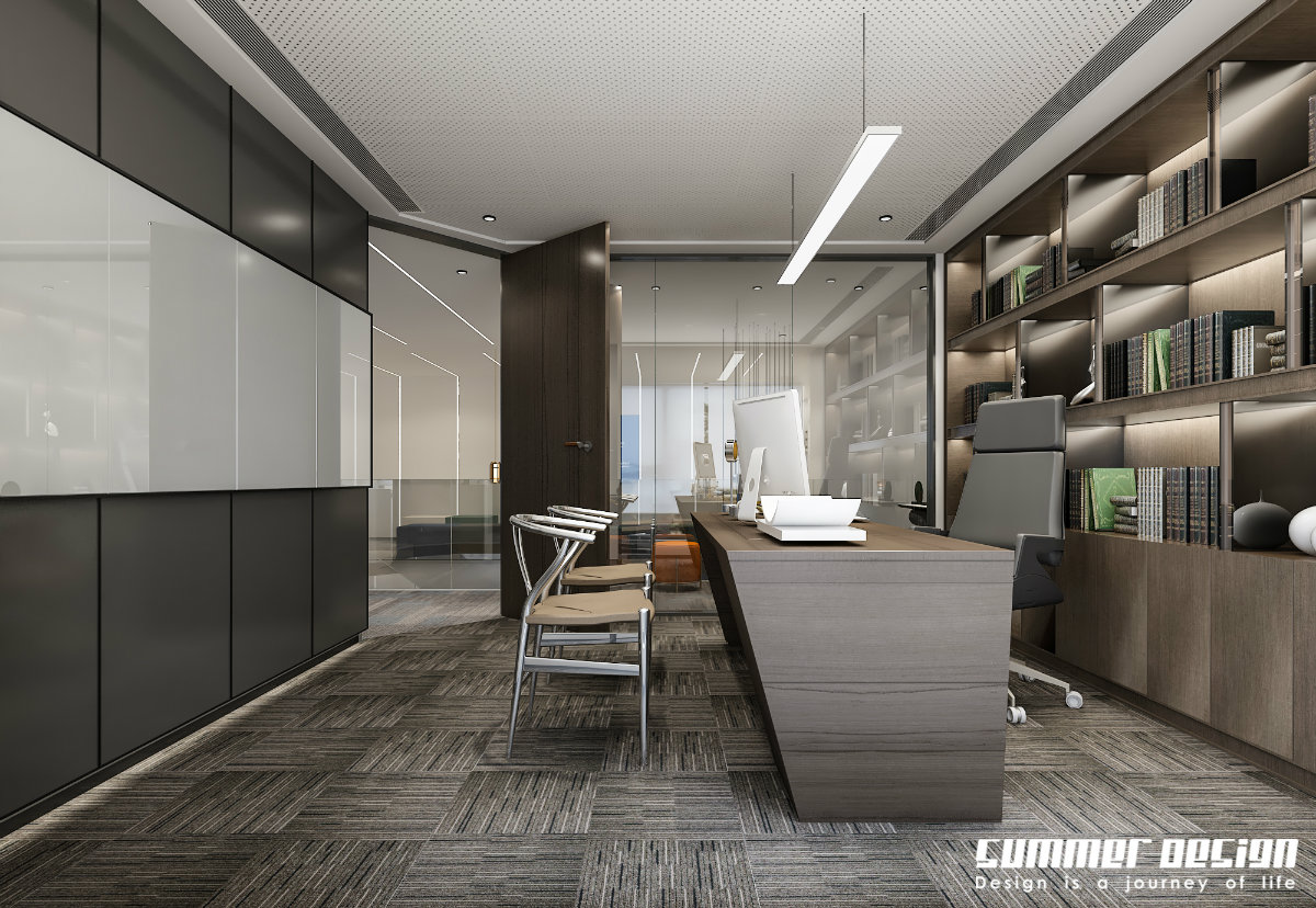 Summer Design 复式科技办公室-7