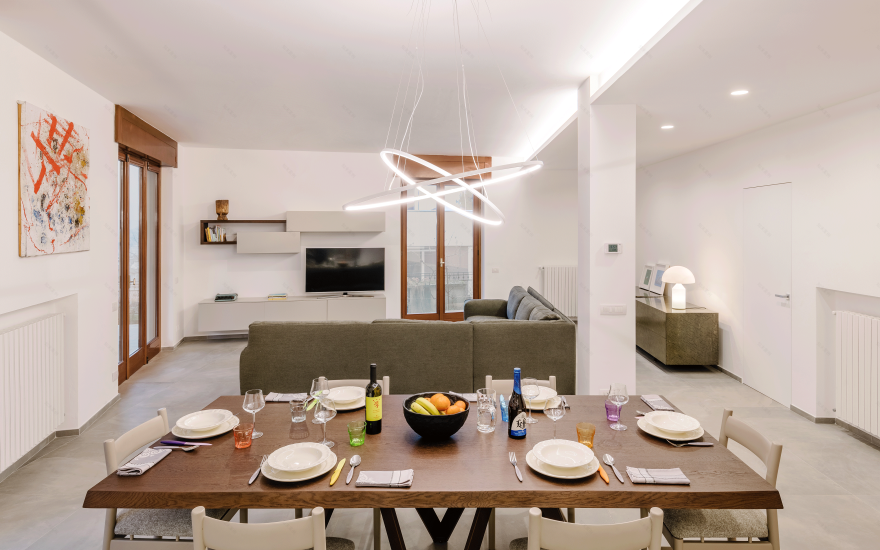 Cantù_DV 公寓改造 | 线性楼梯与明亮现代风格的完美结合-9