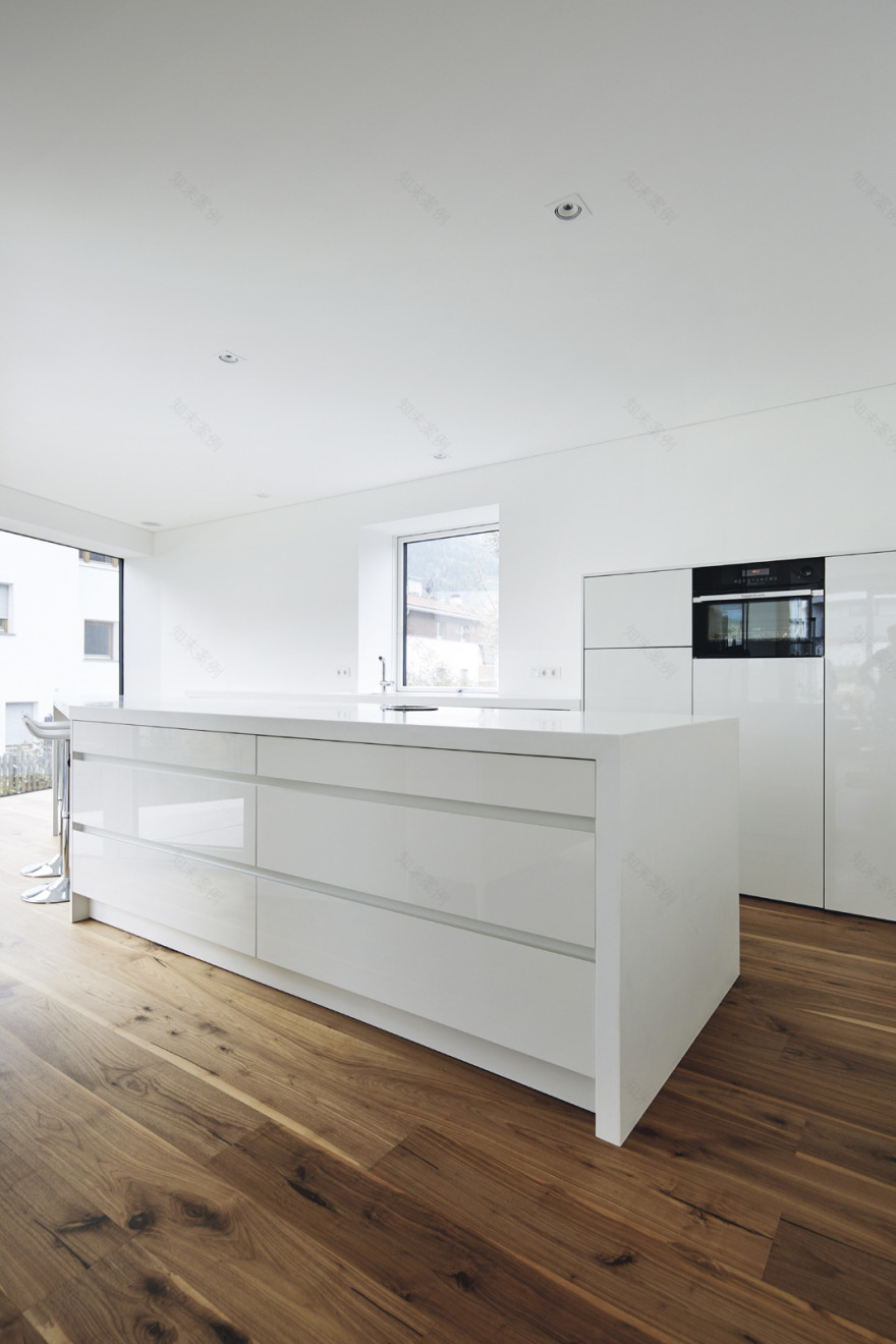 意大利白色大理石别墅,现代简约风格-13