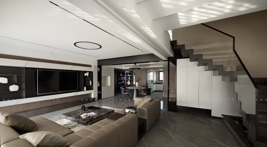 水墨韵律 · 杭州 250㎡现代跃层设计丨中国杭州-22