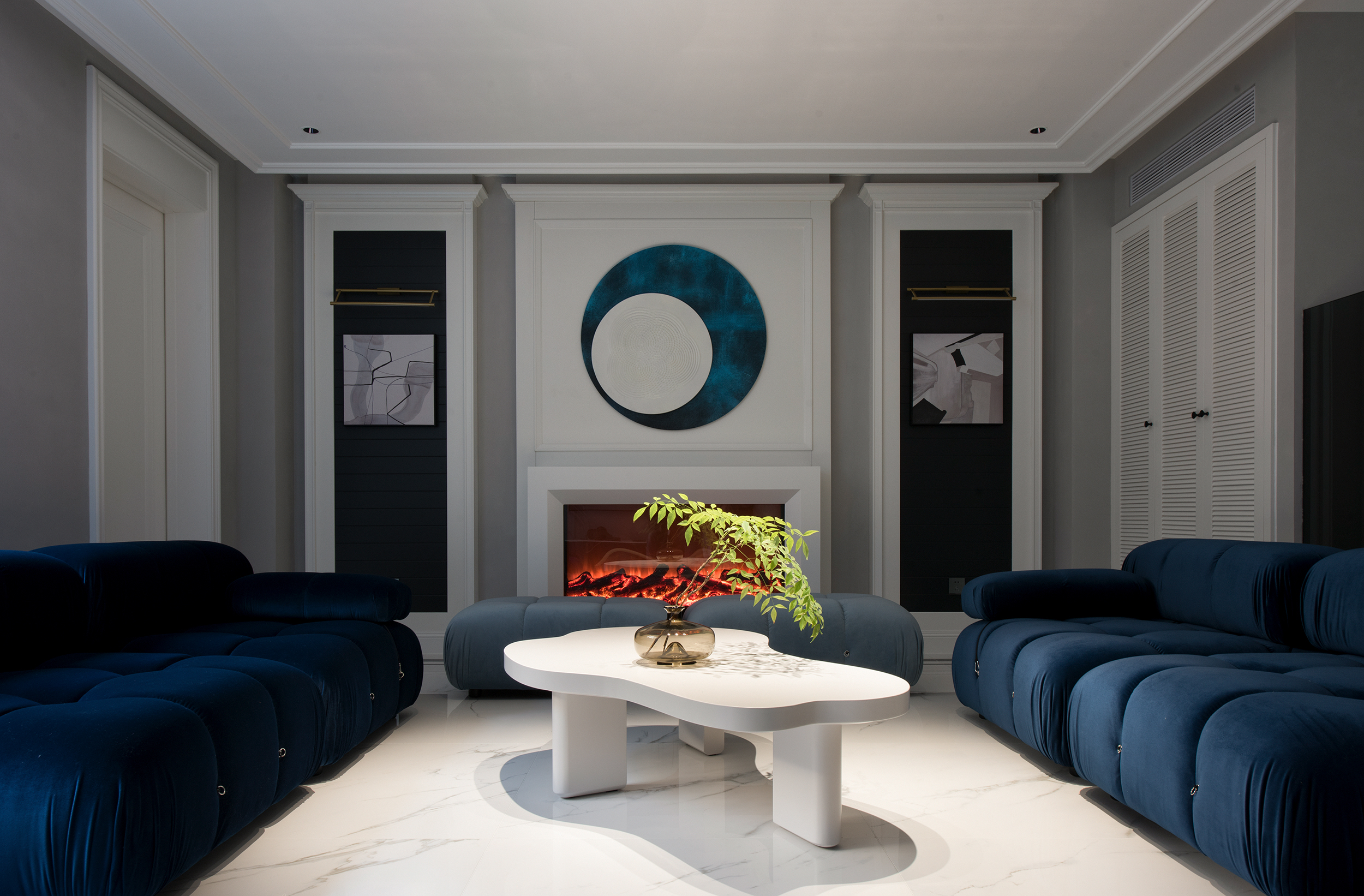 融信大卫城轻奢法式宅邸丨中国福州丨合物空间设计-6