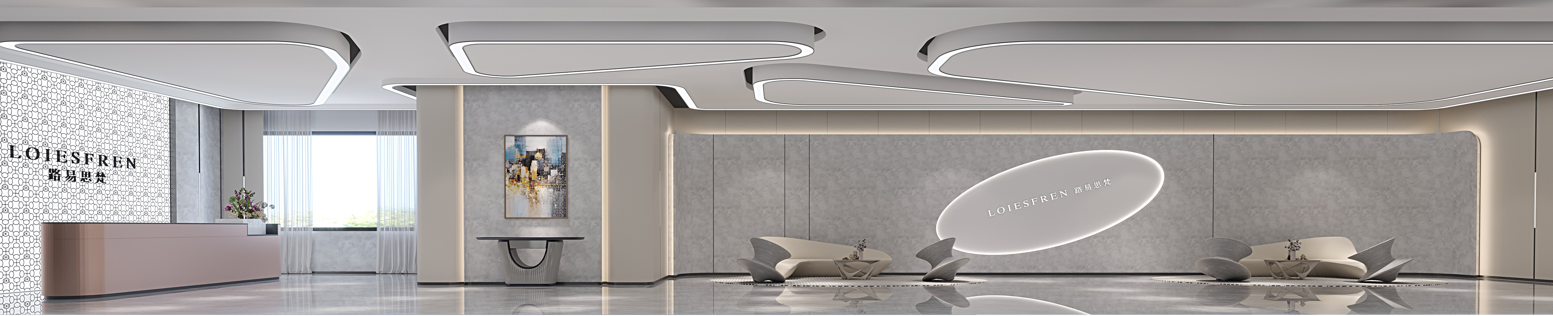 江门迪欧办公家具高奢展厅-1