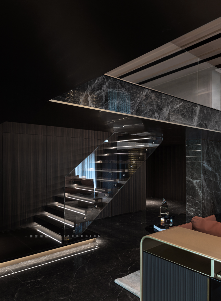 杭州现代轻奢跃层设计丨中国杭州丨赵艺哲设计工作室-32