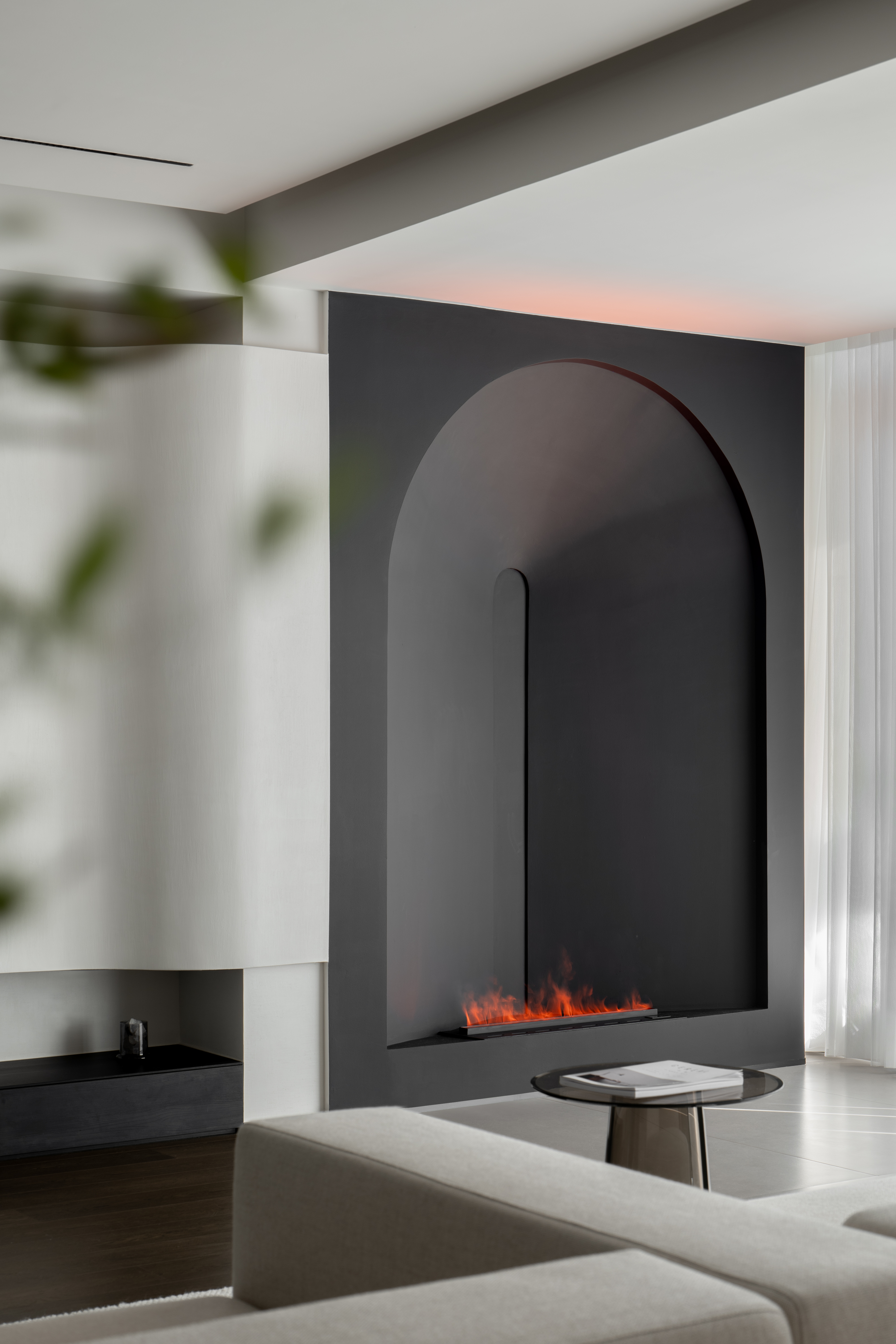 几何构建 I 178m²精装改造现代极简实景-4