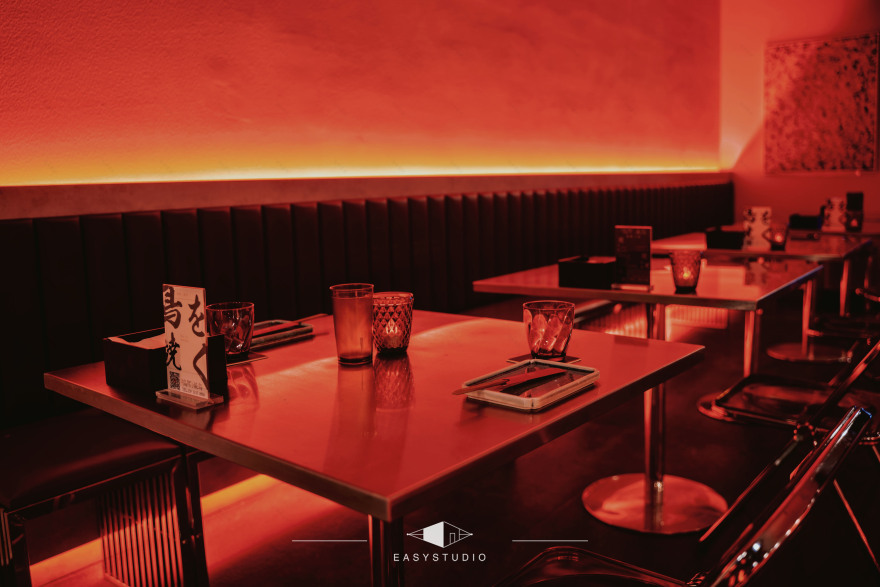 落日余晖下的鸟居烧鸟餐厅丨中国石家庄丨石家庄 EASY STUDIO-23