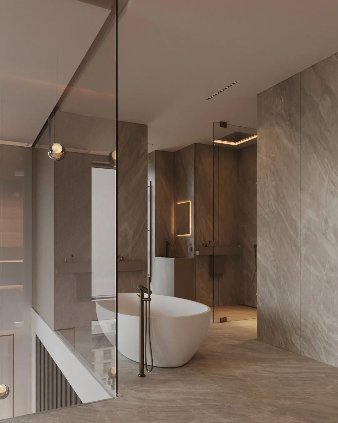 上海顶层复式低调奢华设计丨中国上海-19