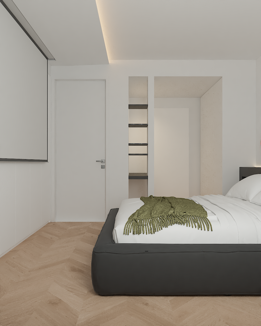 武汉城投·墨北璟苑三室两厅现代简约风设计丨中国武汉丨界无垠空间设计事务所-15