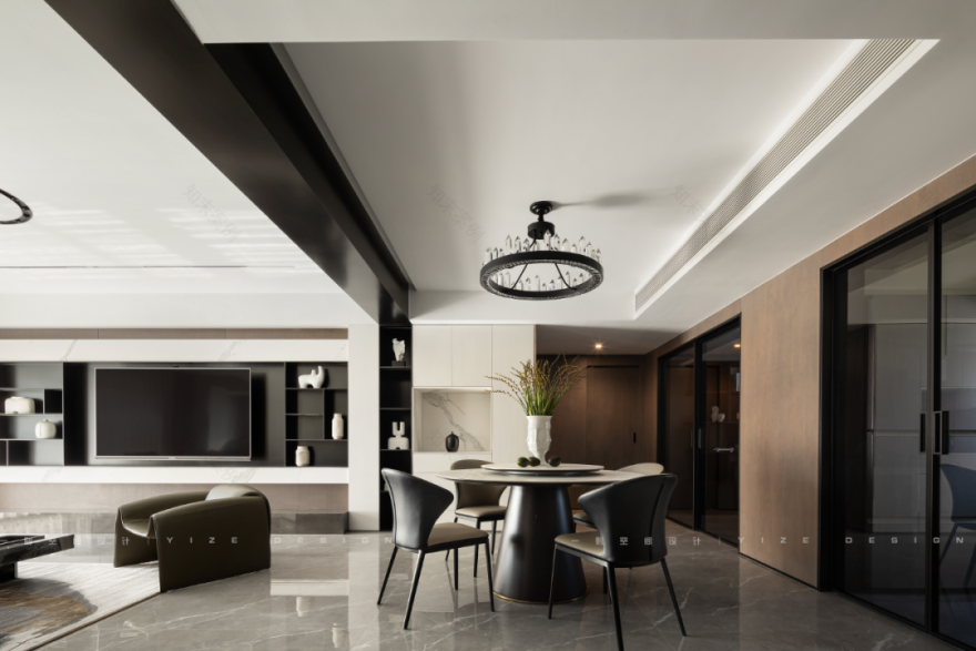 水墨韵律 · 杭州 250㎡现代跃层设计丨中国杭州-15