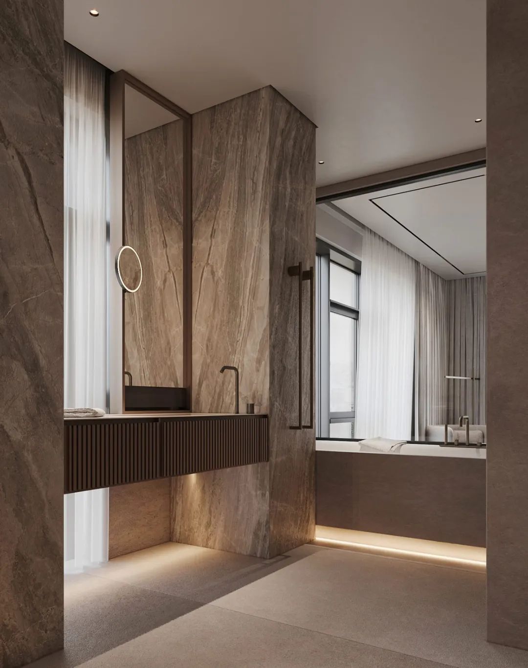 上海顶层复式低调奢华设计丨中国上海-40