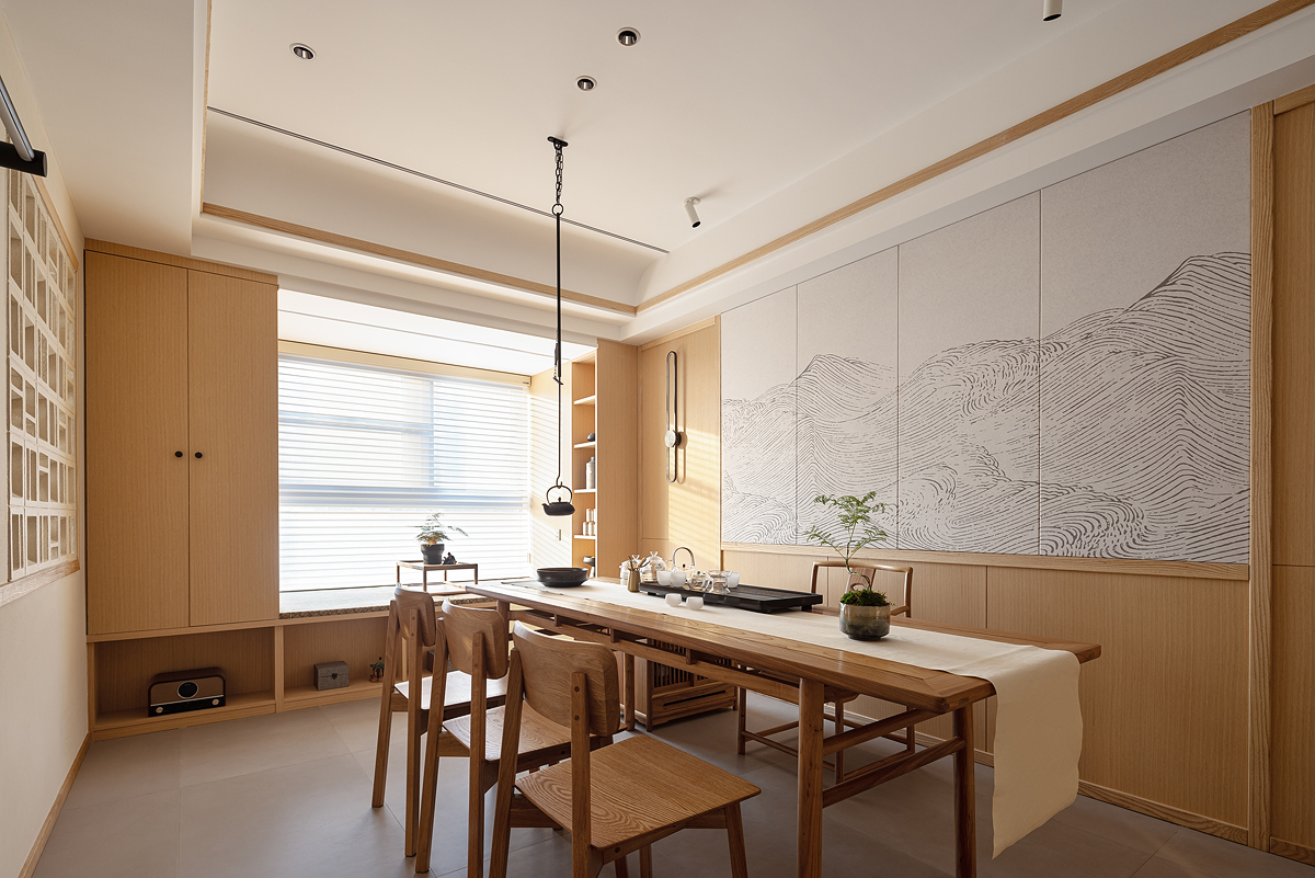 时空里的茶堂 · 自然舒适的现代茶室设计丨KD-7