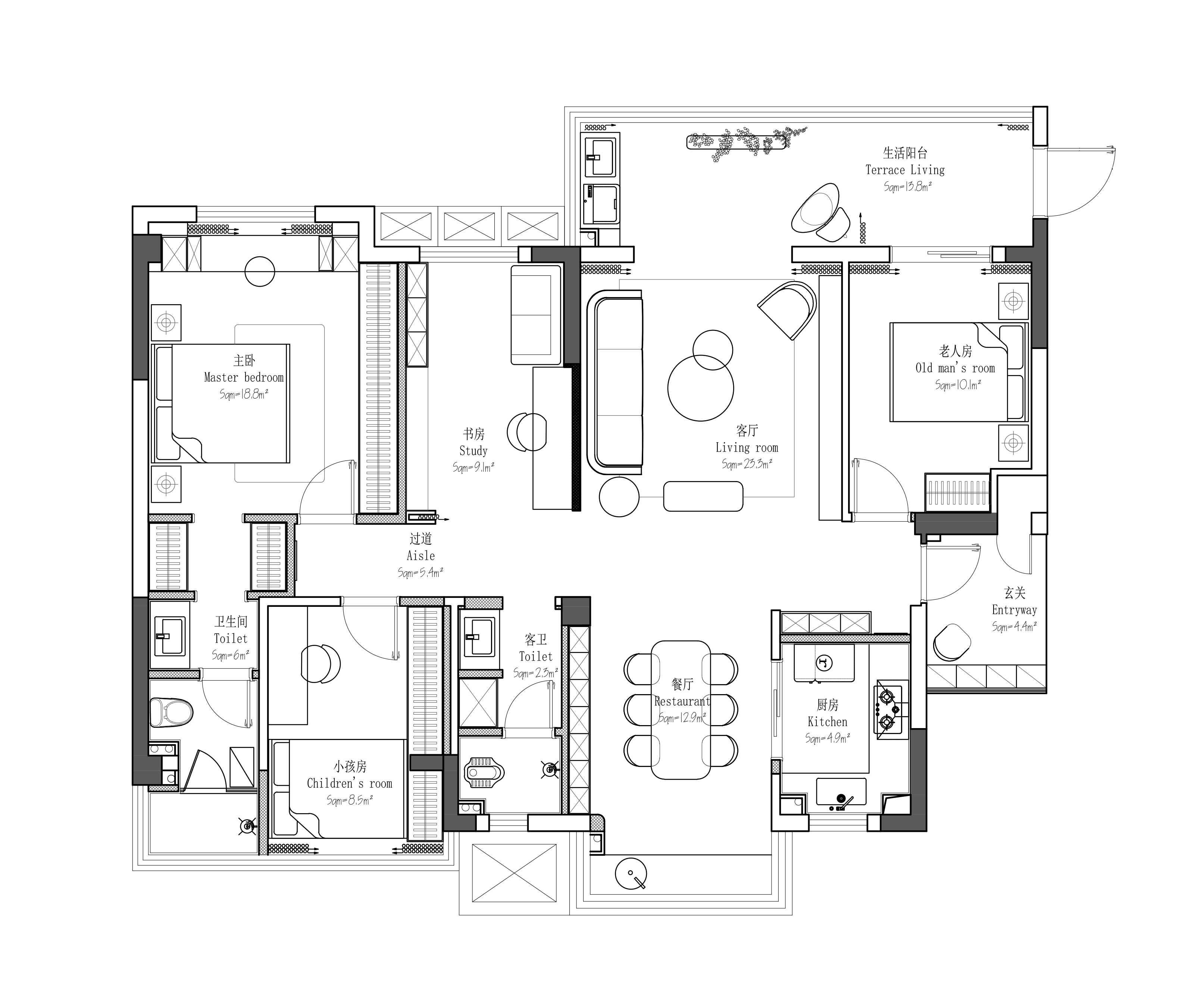奶油风·温柔宅丨武汉界无垠空间设计事务所-16