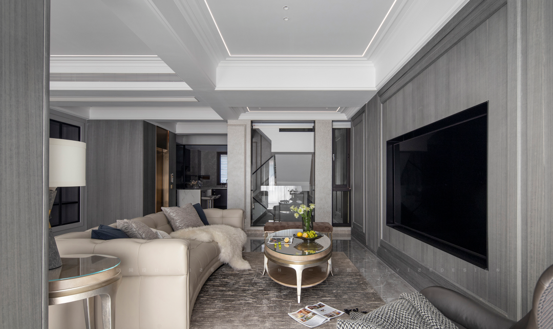 浙江杭州现代美式排屋设计丨中国杭州丨赵艺哲设计工作室-7