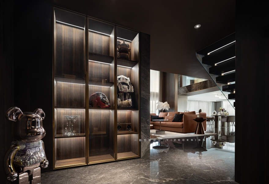 杭州现代轻奢跃层设计丨中国杭州丨赵艺哲设计工作室-8