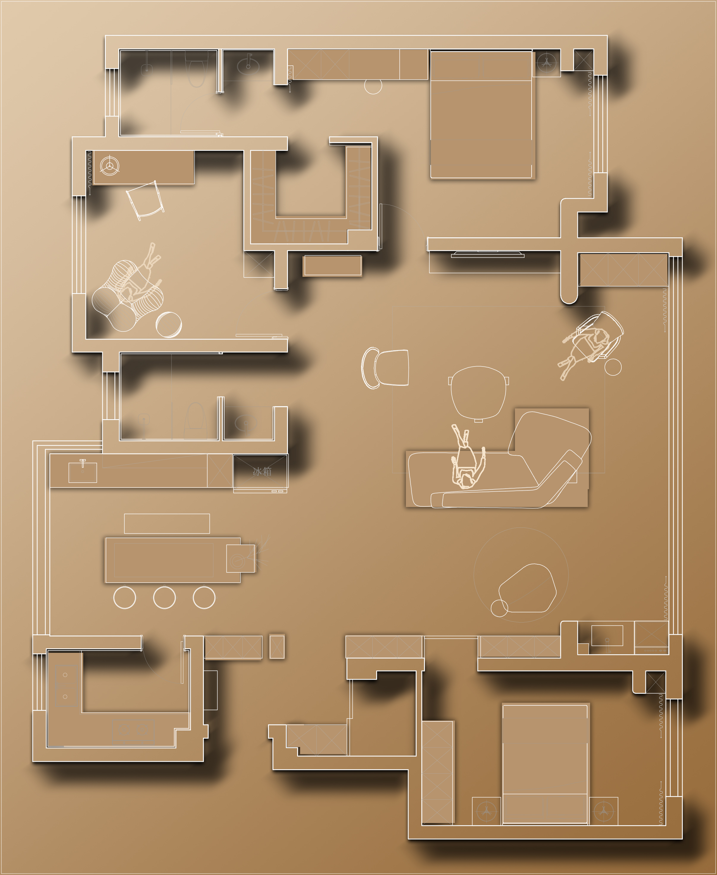 六安·远大舒州府丨中国六安丨黟木空间设计-23