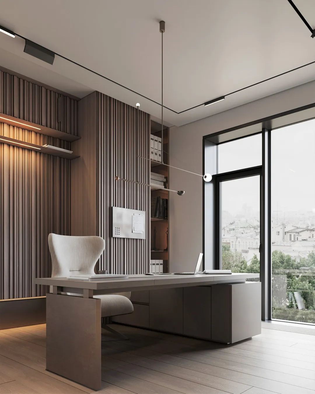 上海顶层复式低调奢华设计丨中国上海-7