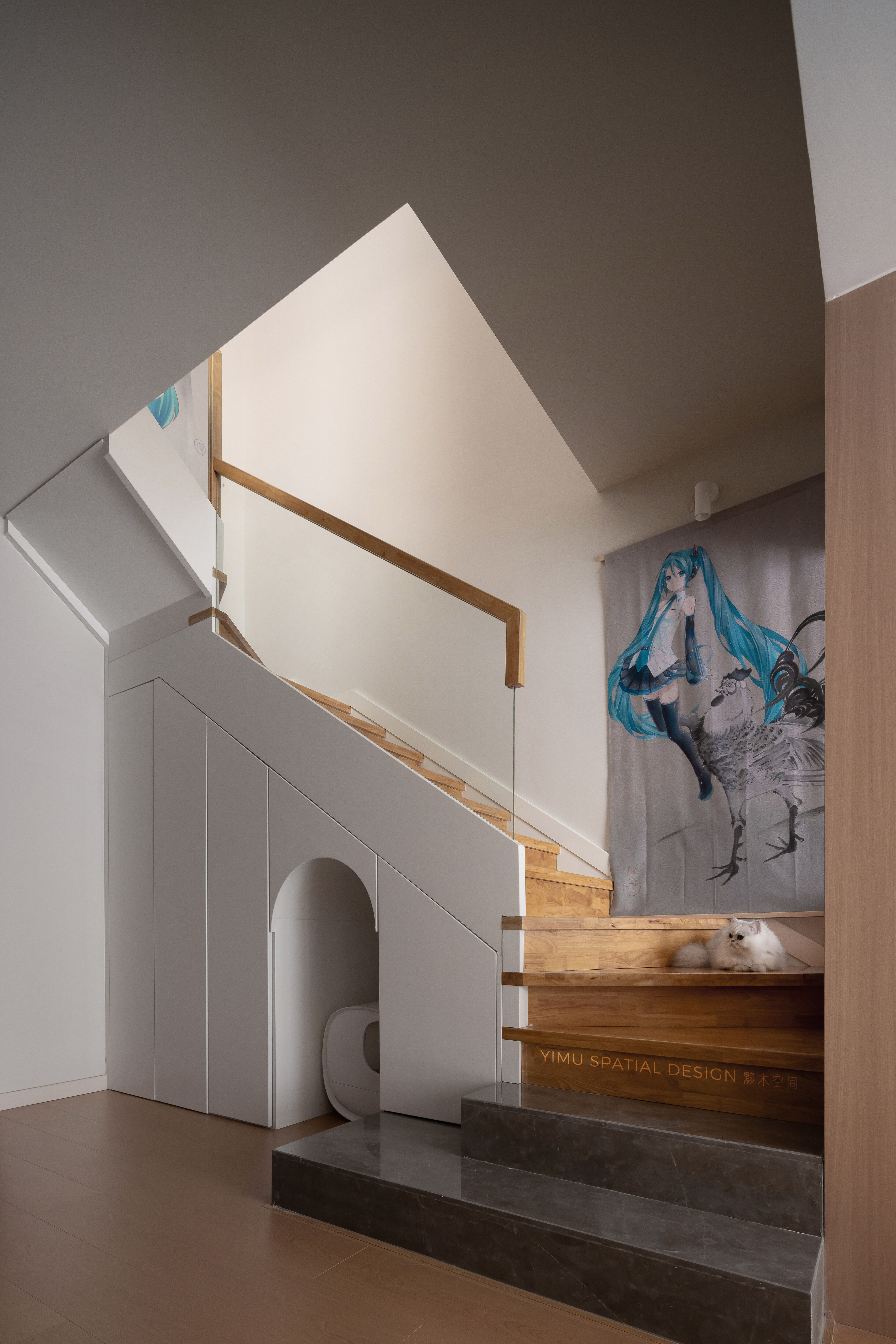 自然原木 LOFT丨中国合肥丨黟木空间设计-22