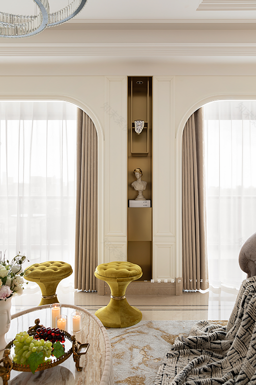 简约法式跃层豪宅丨中国杭州丨赵艺哲设计工作室-25