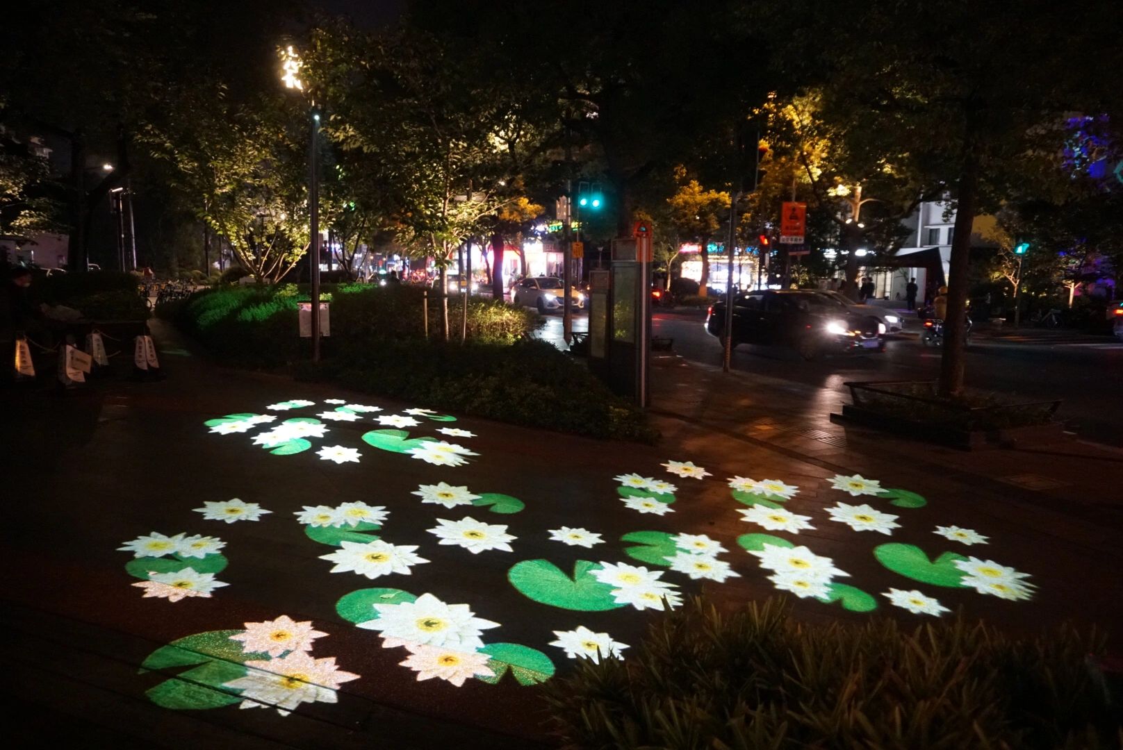 大学路街头公园互动投影灯设计-9