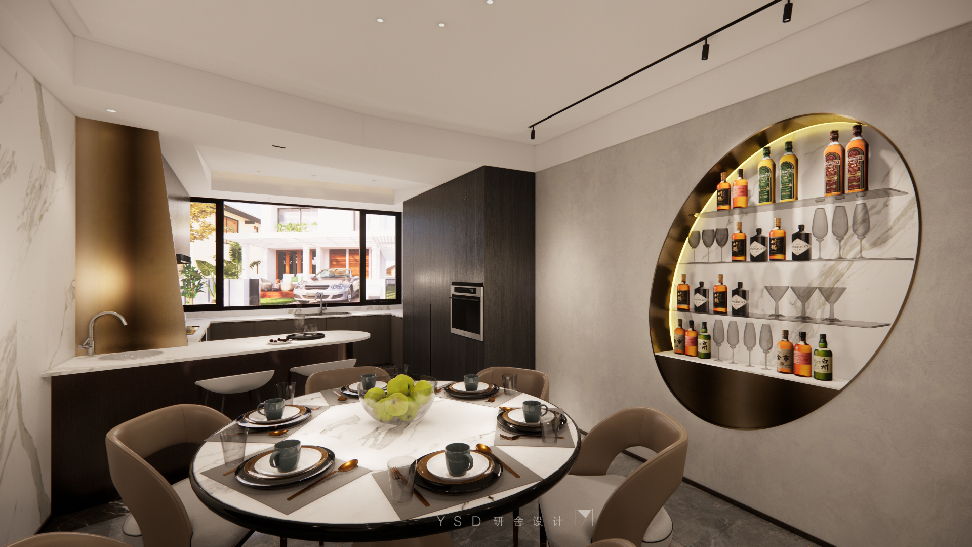 江流晓风南京锦绣华府现代雅奢住宅设计丨中国南京丨研舍设计-11