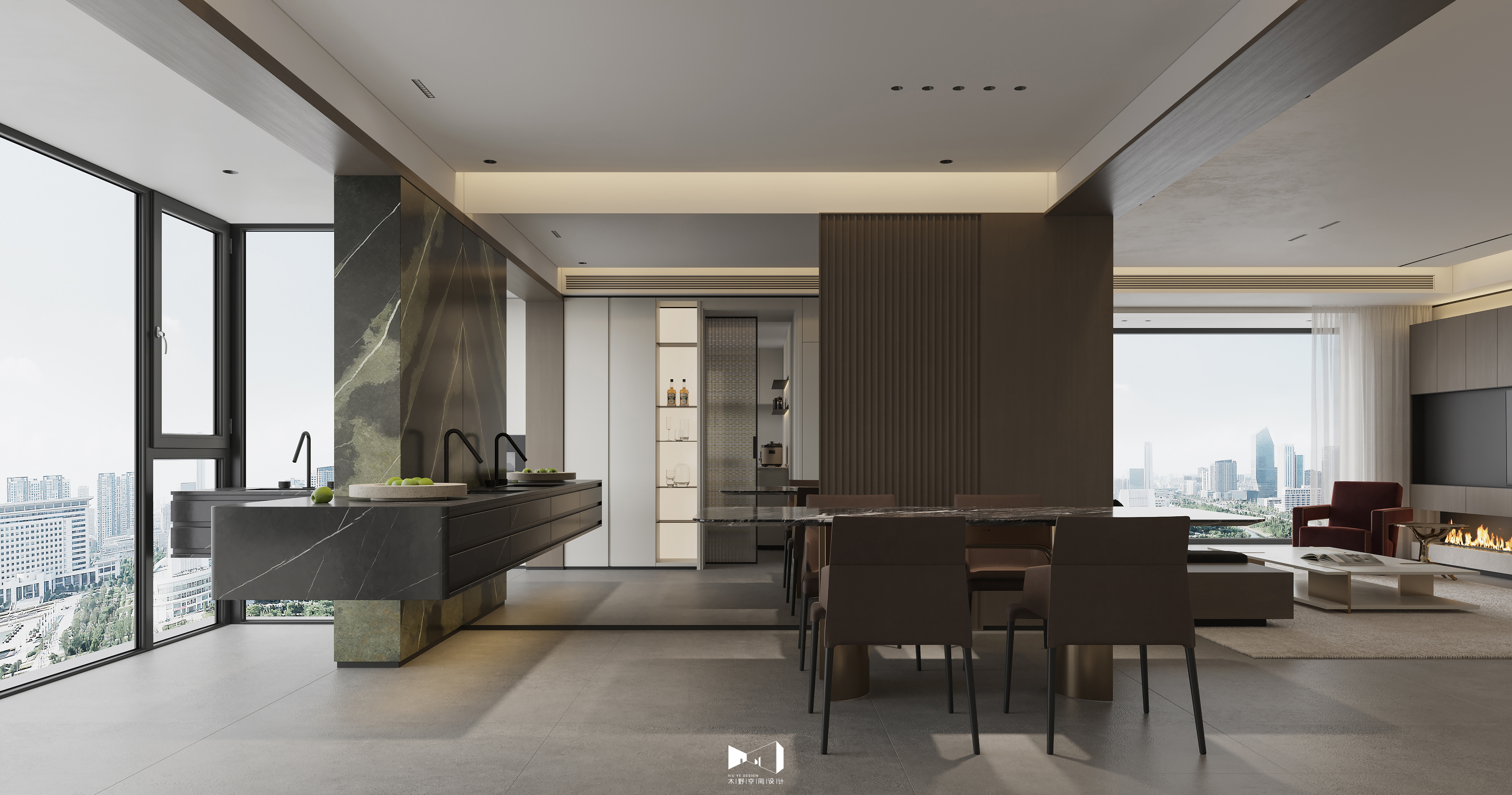 苏州金鸡湖 | 湖景平层 | 夏冬-4